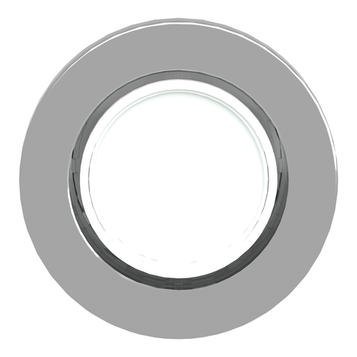 Mayer-DDS-Head for pilot light, Harmony XB4, flush mounted, white, 30mm, with plain lens, universal LED-2