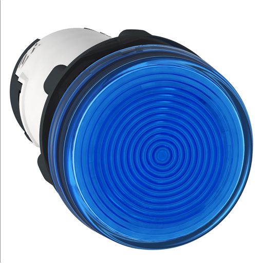 Product image for Square D XB7EV06BP MONOLITHIC PILOT LIGHT - LED - BLUE - 24,