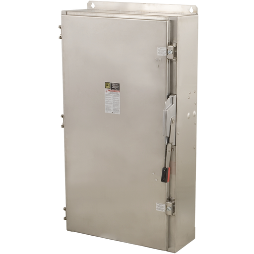 Mayer-DDS-Safety switch, heavy duty, fusible, 600A, 240 VAC/250VDC, 3 poles, 200hp, NEMA 4, 4X, 5, 304 steel, neutral-1