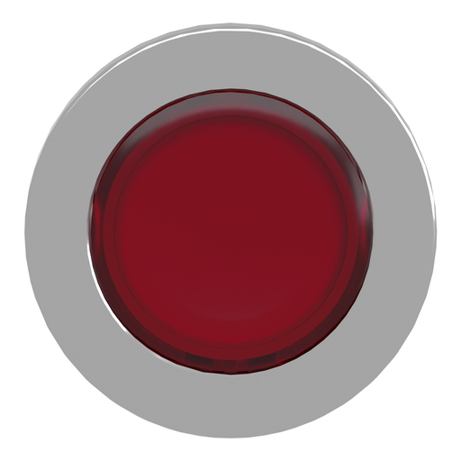 Mayer-DDS-Head for pilot light, Harmony XB4, flush mounted, red, 30mm, with plain lens, universal LED-2