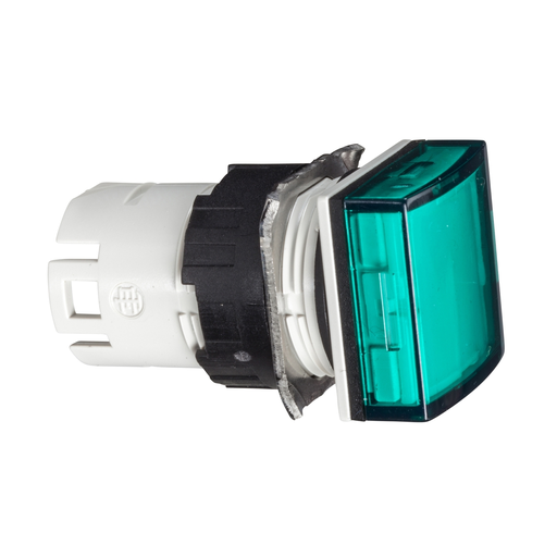 Mayer-DDS-Head for pilot light, Harmony XB6, square green, 16mm, integral LED-1