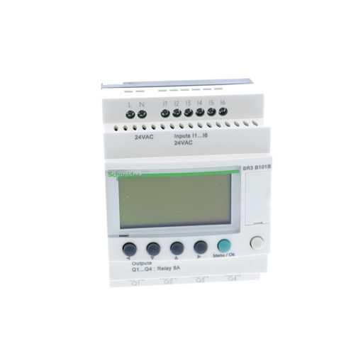 Mayer-DDS-modular smart relay, Zelio Logic SR2 SR3, 10 IO, 24V AC, clock, display-2