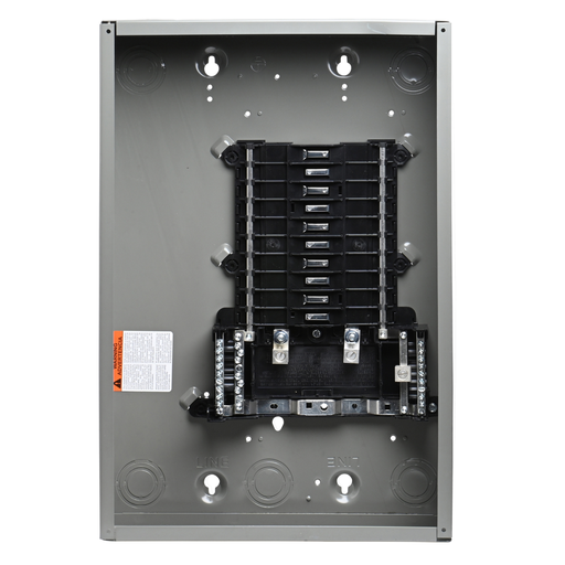 Mayer-DDS-Load center, QO, 1 phase, 20 spaces, 20 circuits, 125A convertible main lugs, PoN, NEMA1, wide gutter-2