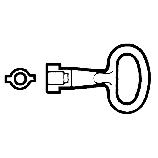Mayer-DDS-Metal key for 5mm double bar insert-1