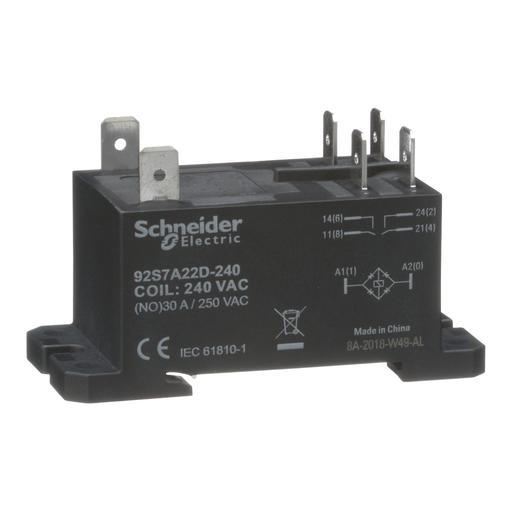 Product image for SQD 92S7A22D-240 Power relay, SE Re