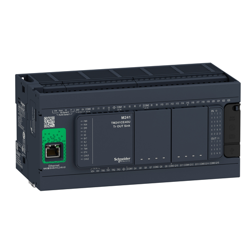 TM241CE40R - logic controller, Modicon M241, 40 IO, relay, Ethernet