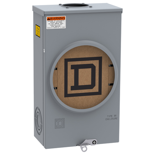 Product image for SQD UHTRS202B Meter socket, ringles