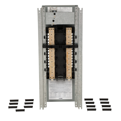 Mayer-DDS-Panelboard interior, NQ, main lugs, 100A, Cu bus, 30 pole spaces, 1 phase, 3 wire, 240VAC, 48VDC, 14in W-2