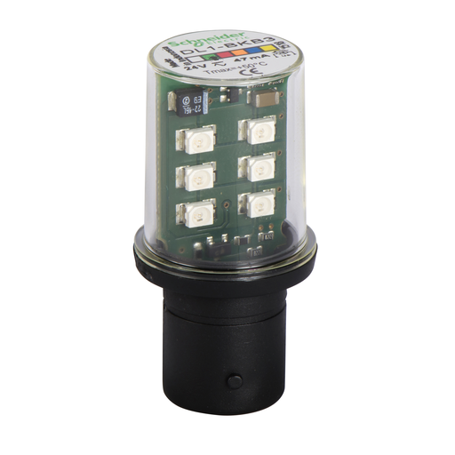 Mayer-DDS-LED bulb, Harmony XVB, BA15d, green, flashing signaling type, 24V AC/DC-1