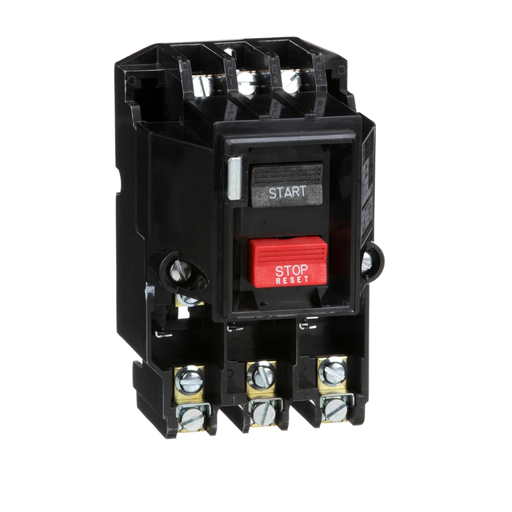 Product image for Square D 2510MCO3 600 VAC 27 Amp 10 Hp 3-Pole Open Type Non-Reversing Manual Starter
