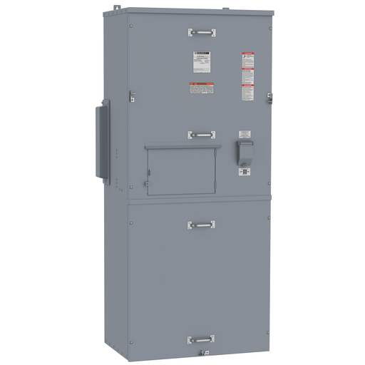 Mayer-DDS-Main circuit breaker unit, EZ Meter-Pak, 2000A, 120/240VAC, 1ph/3W, 1200A bus, 65kA, UG, Type 3R, ERMS-1