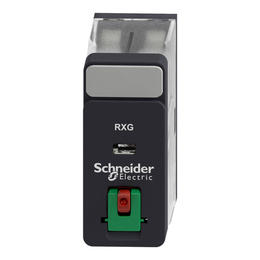 Mayer-DDS-interface plug in relay, Harmony Electromechanical Relays, 5A, 2CO, lockable test but to n, 120V AC-2