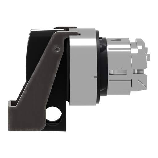 Mayer-DDS-Head for selector switch, Harmony XB4, black, 22mm, 3 positions, stay put-2