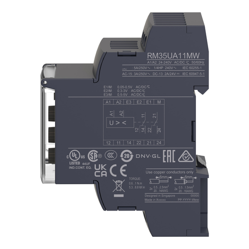Mayer-DDS-voltage control relay, Harmony Control Relays, 5A, 2CO, 0.05...5V AC DC , 24..240V AC DC-2