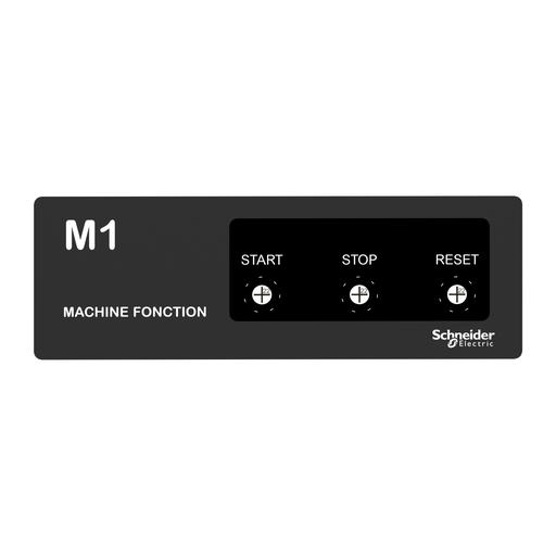 Mayer-DDS-Legend panel 300x100mm template 1, Harmony XB5-2