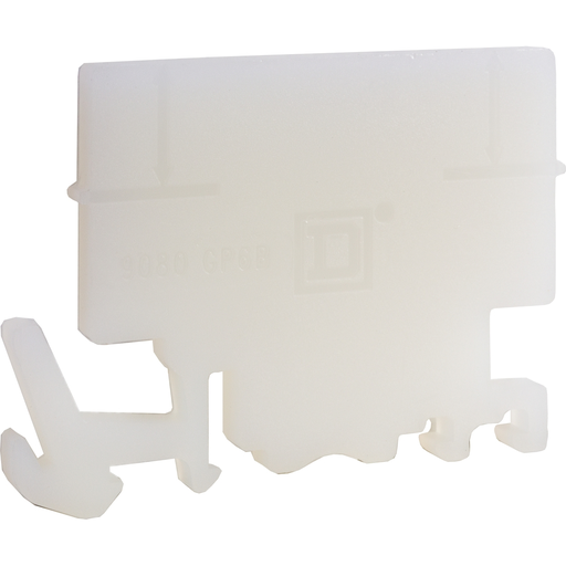 Product image for Square D 9080GP6B Natural NEMA GP6 Terminal Block End Barrier
