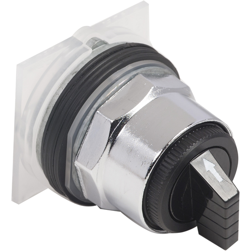 Product image for Square D 9001KS63B 30 mm 3-Position Momentary/Maintained/Maintained Knob Non-Illuminated Selector Switch Operator