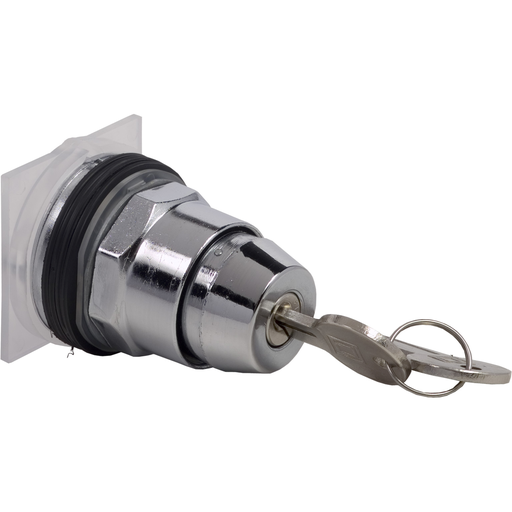 Product image for Square D 9001KS12K3 30 mm 2-Position Maintained Key Non-Illuminated Selector Switch Operator