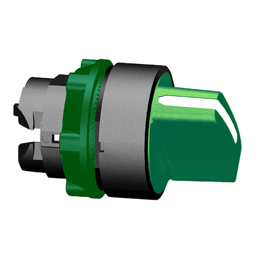 Mayer-DDS-Head for selector switch, Harmony XB5, green handle, 22mm, 2 positions, stay put-1