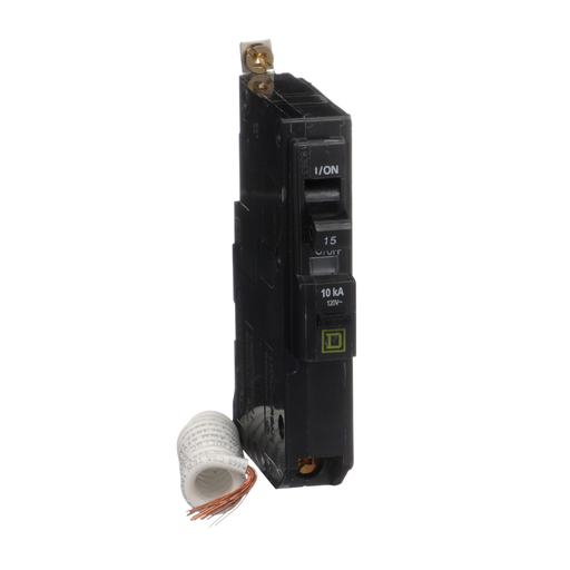 Product image for Square D QOB115EPD Miniature Circuit Breaker 15A 120/240V 1Ph 15A , Bolt-On
