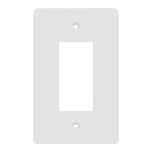 Mayer-DDS-Cover frame, X Series, 1 gang, screw fixed, mid sized plus, white, matte finish-2