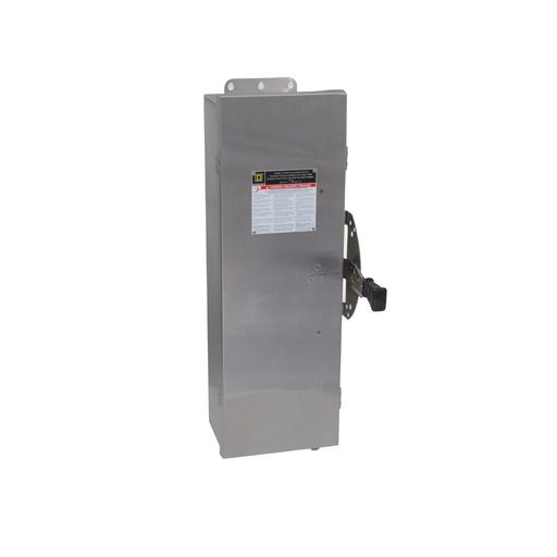 Product image for Square D DTU363DS Safety Switch Not Fusible 600V 100A 3P NEMA-4 ,Double Throw