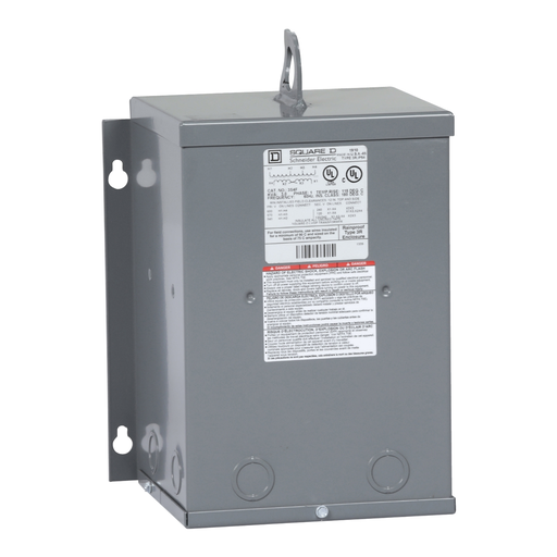 Product image for Square D 3S4F 3 kVa 600 VAC Primary 120/240 VAC Secondary Dry Type General Purpose Transformer