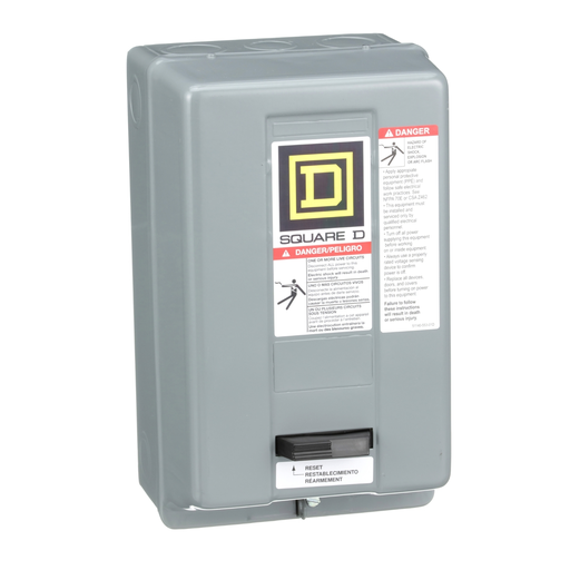 Product image for Square D 9991SCG8 6 x 5.56 x 10 Inch NEMA 1 Starter Enclosure