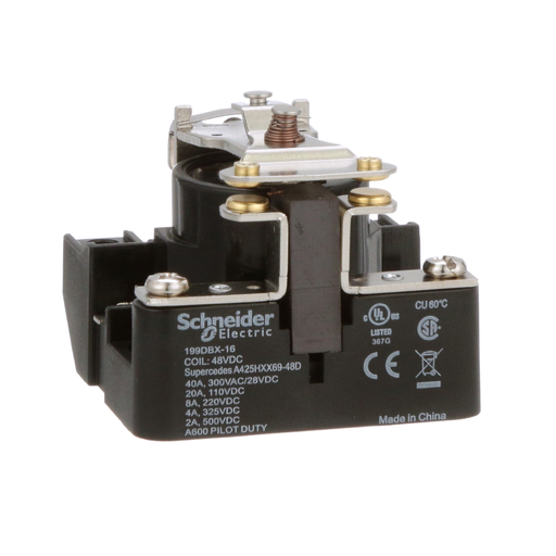 Product image for SQUARED 199DBX-16 Power relay, SE R