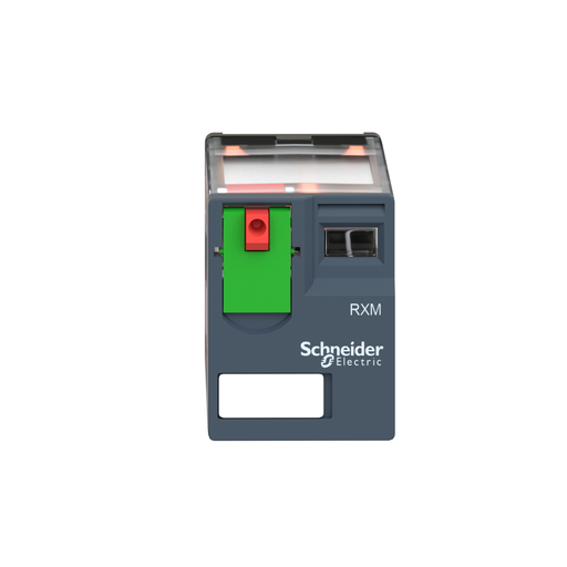 Mayer-DDS-miniature plug in relay, Harmony Electromechanical Relays, 6A, 4CO, lockable test but to n, 230V AC-2