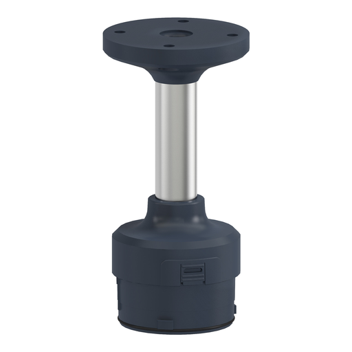 Mayer-DDS-Fixing plate with 100mm aluminium pole for modular tower lights, Harmony XVU, black, 60mm-3