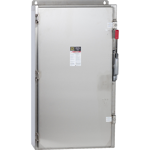 Mayer-DDS-Safety switch, heavy duty, non fusible, 400A, 3 pole, 350hp, 600VAC/600 NDC, NEMA 4, 4X, 5, 316 steel,-1