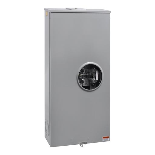 Mayer-DDS-Meter socket, ringless, 1 phase, 3 wire, 4 jaws, Series A, lever bypass, jaw release-1