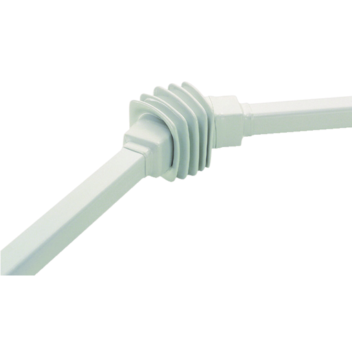 Mayer-DDS-Articulated tube joint, square 50 mm, cast steel RAL 7040. For S3CM HMI encl.-1