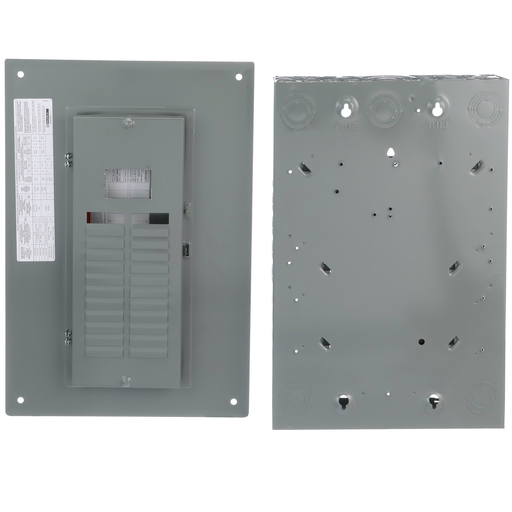 Mayer-DDS-Load center, QO, 1 phase, 24 spaces, 34 circuits, 100A convertible main breaker, PoN, NEMA1, combo cover-2