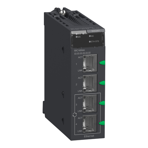 Product image for Square D BMXNOC0401 ETHERNET/IP & MODBUS TCP M340