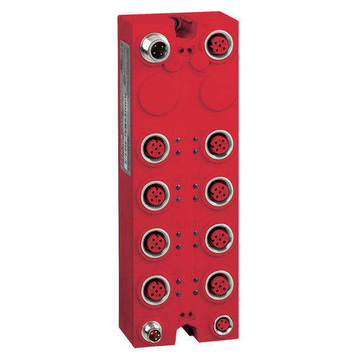 Mayer-DDS-Safety discrete I/O expansion block, Modicon TM7, IP67, 8 DI, 24 V DC, 2 A, M12 connector-1