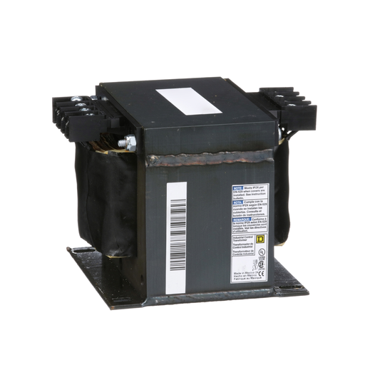 Product image for Square D 9070T1000D15 1000 VA 240 x 480 VAC Primary 120/24 VAC Secondary 1-Phase Control Transformer