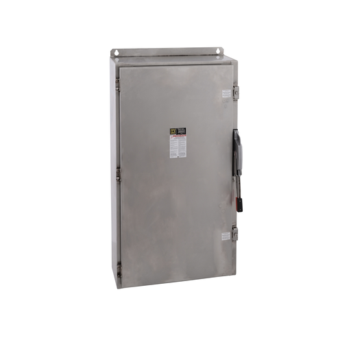 Mayer-DDS-Safety switch, heavy duty, fusible, 600A, 3 pole, 500hp, 600VAC/600 NDC, NEMA 4, 4X, 5, 316 steel,-1