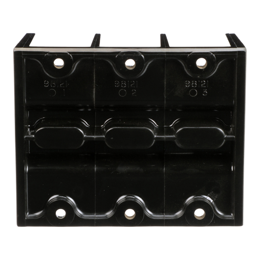 Mayer-DDS-Power distribution block, Linergy, 3 pole, 1 line, 4 load, 335A Cu, 270A Al, 600V-2