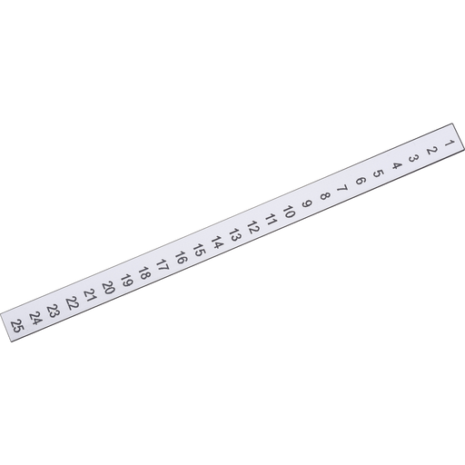 Product image for Square D 9080GH230 Vinyl Terminal Block Strip Marker