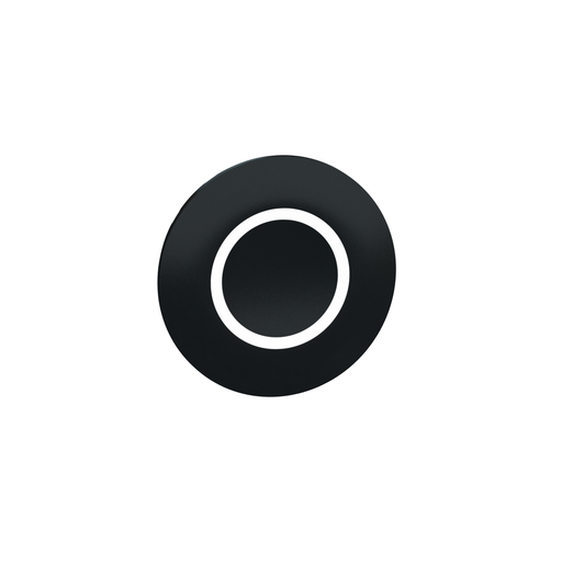 Mayer-DDS-black cap marked O for rectangular multiple-headed pushbutton 22mm-1