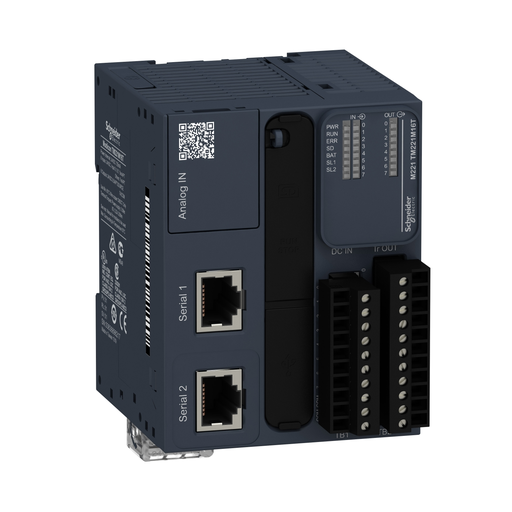 Mayer-DDS-logic controller, Modicon M221, 16 IO, 8 DI, 8 DO, transistor, PNP-1