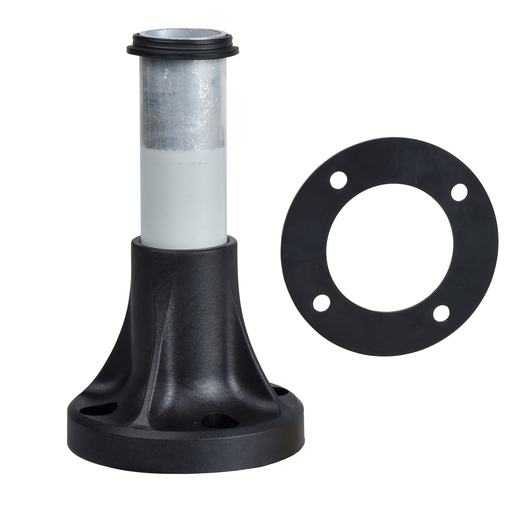 Product image for Square D XVBZ02A 4.72 Inch x 120 mm Black Aluminum Tower Light Tube with Integral Plastic Mounting Base