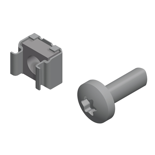Mayer-DDS-Actassi - set of 100 cage nuts M6 for 8.5 mm square holes-1