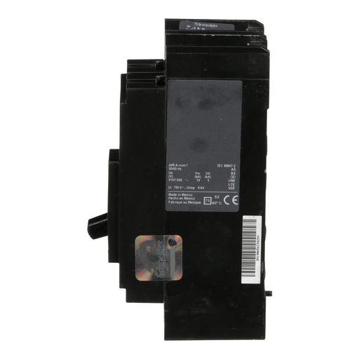 Mayer-DDS-Circuit breaker, PowerPacT Q, 70A, 2 pole, 240VAC, 10kA, lugs, thermal magnetic, 80%, bottom of panel-2