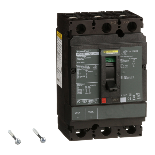 Product image for SQD HGL36020 Circuit breaker, Power