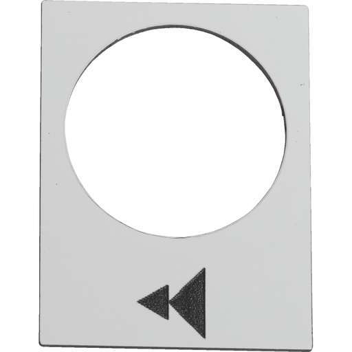 Mayer-DDS-Marked legend, Harmony XAC, legend, 30x40mm, white, raise or right, slow, fast-1