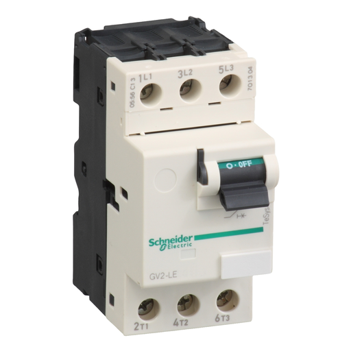 Mayer-DDS-TeSys GV2 Manual Starter and Protector, magnetic circuit protector, toggle switch, 0.63 A, screw clamp terminals-1