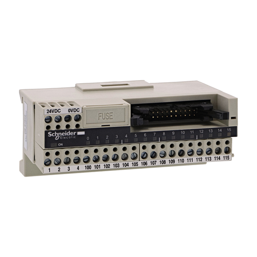 Mayer-DDS-passive connection sub-base ABE7 - 16 inputs or outputs - Led-1